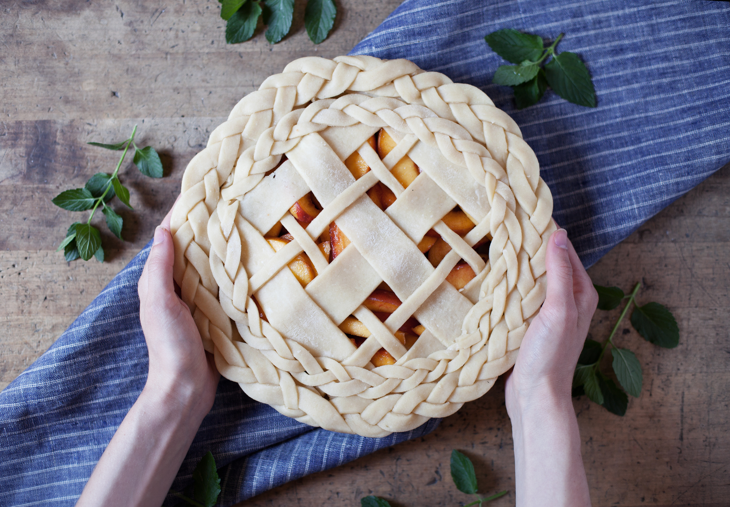 georgia peach honey pie