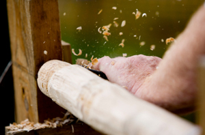 Making handturned wood rolling pins