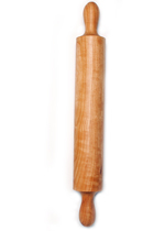 Shaker rolling pin in cherry